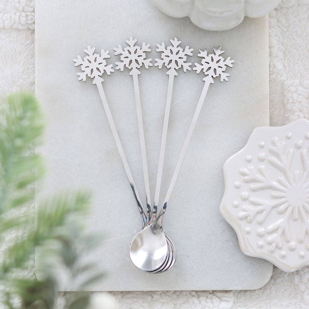 Metal Snowflake Spoon