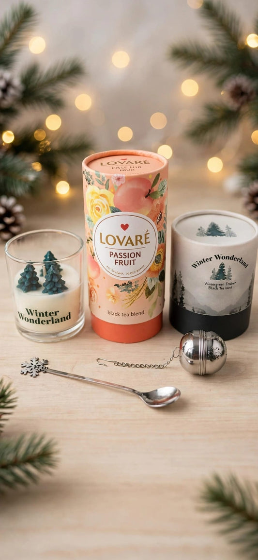Lovaré Passion Fruit Tea & Winter Wonderland Gift Set