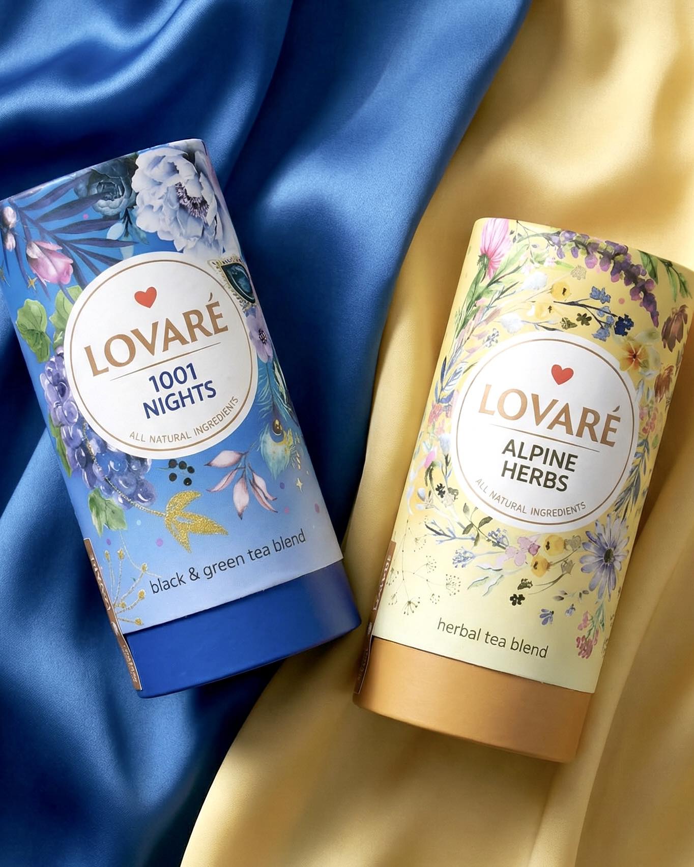 Lovare Luxury Tea Gift Box – Alpine Herbs & 1001 Nights Collection
