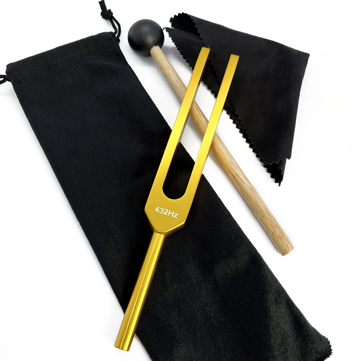 432Hz Golden Tuning Fork Set