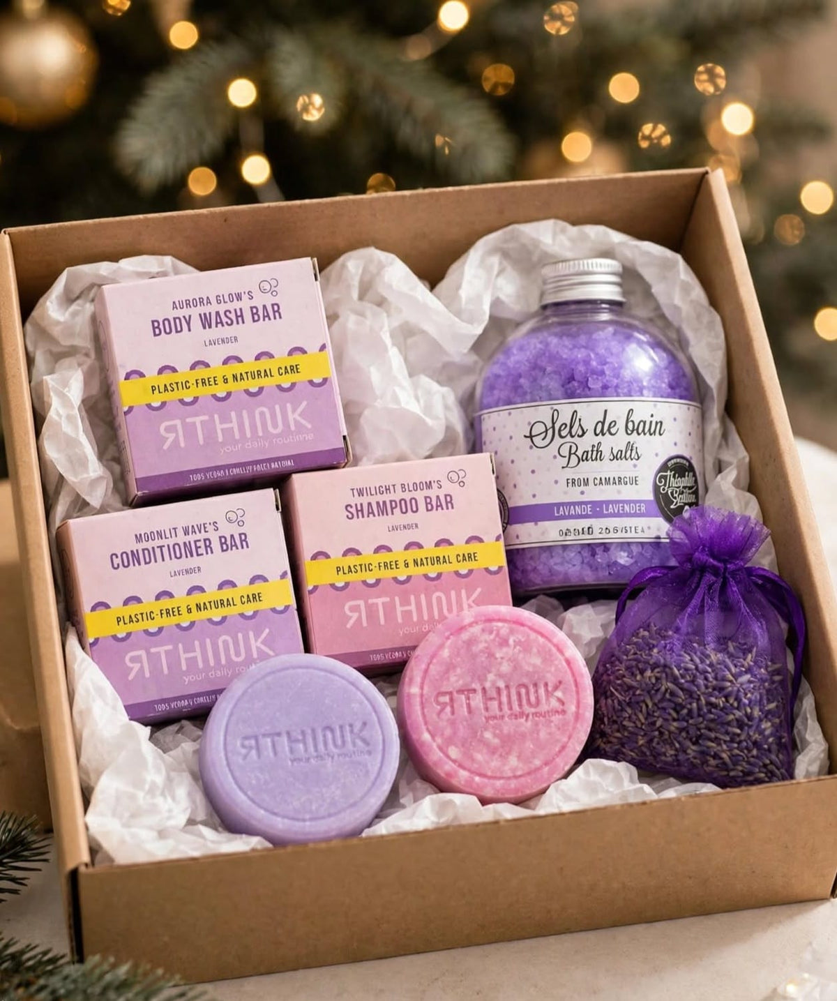Lavender Self-Care Gift Box – Natural Spa Experience