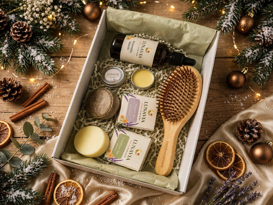 Natural Hair Care Gift Set | Rosemary Hair Oil & Herbal Hair Ritual