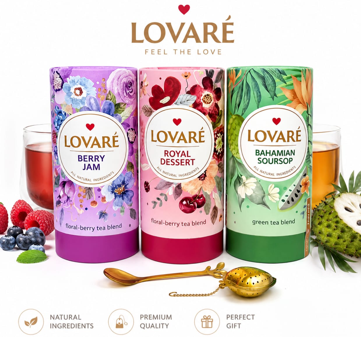 Lovaré Luxury Loose Leaf Tea Gift Set