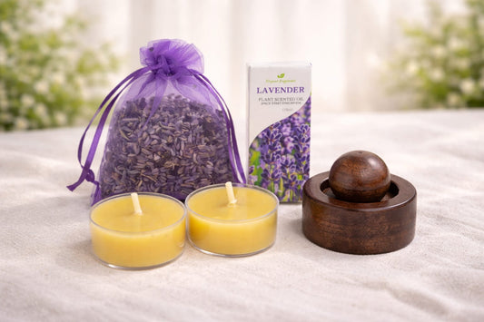 Mini ontspanningsset – Natuurlijk lavendel wellnesscadeau