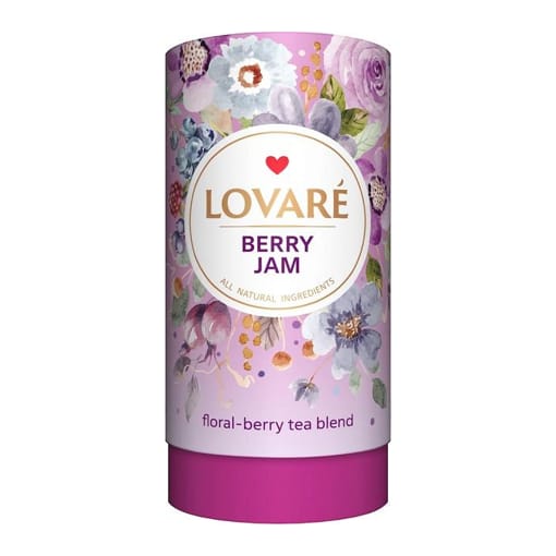 Lovaré Berry Jam Loose Herbal Tea – 80 g Luxury Tube