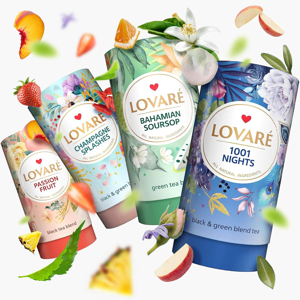 LOVARÉ Passion Fruit – Losse Zwarte Thee 80 g