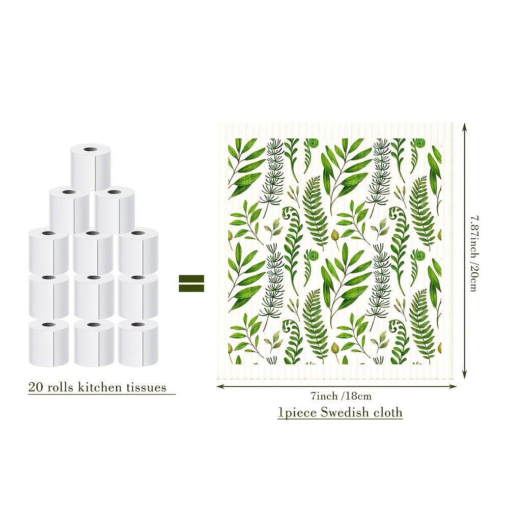 Reusable Wood Pulp Kitchen Cloth – Washable, Fast-Drying and Plastic-Free