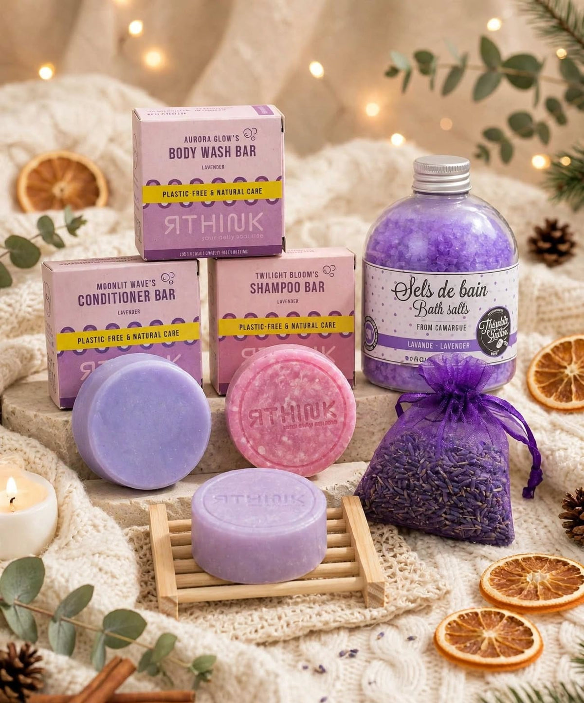 Lavender Self-Care Gift Box – Natural Spa Experience