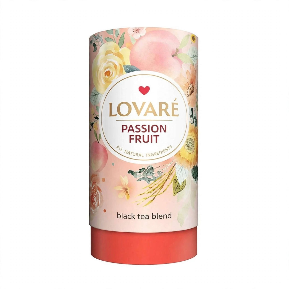 LOVARÉ Passion Fruit – Losse Zwarte Thee 80 g