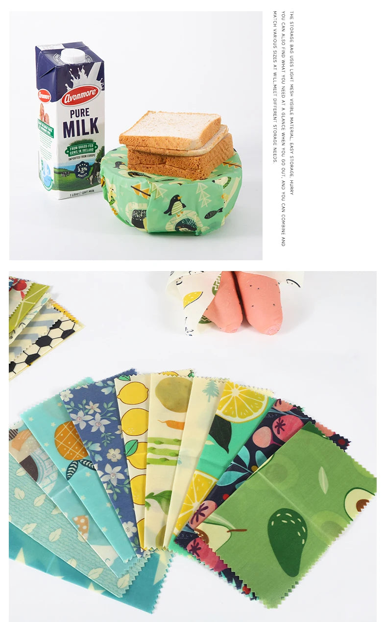 Reusable Beeswax Wraps