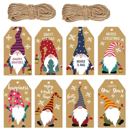 100Pcs Merry Christmas Gift Tags