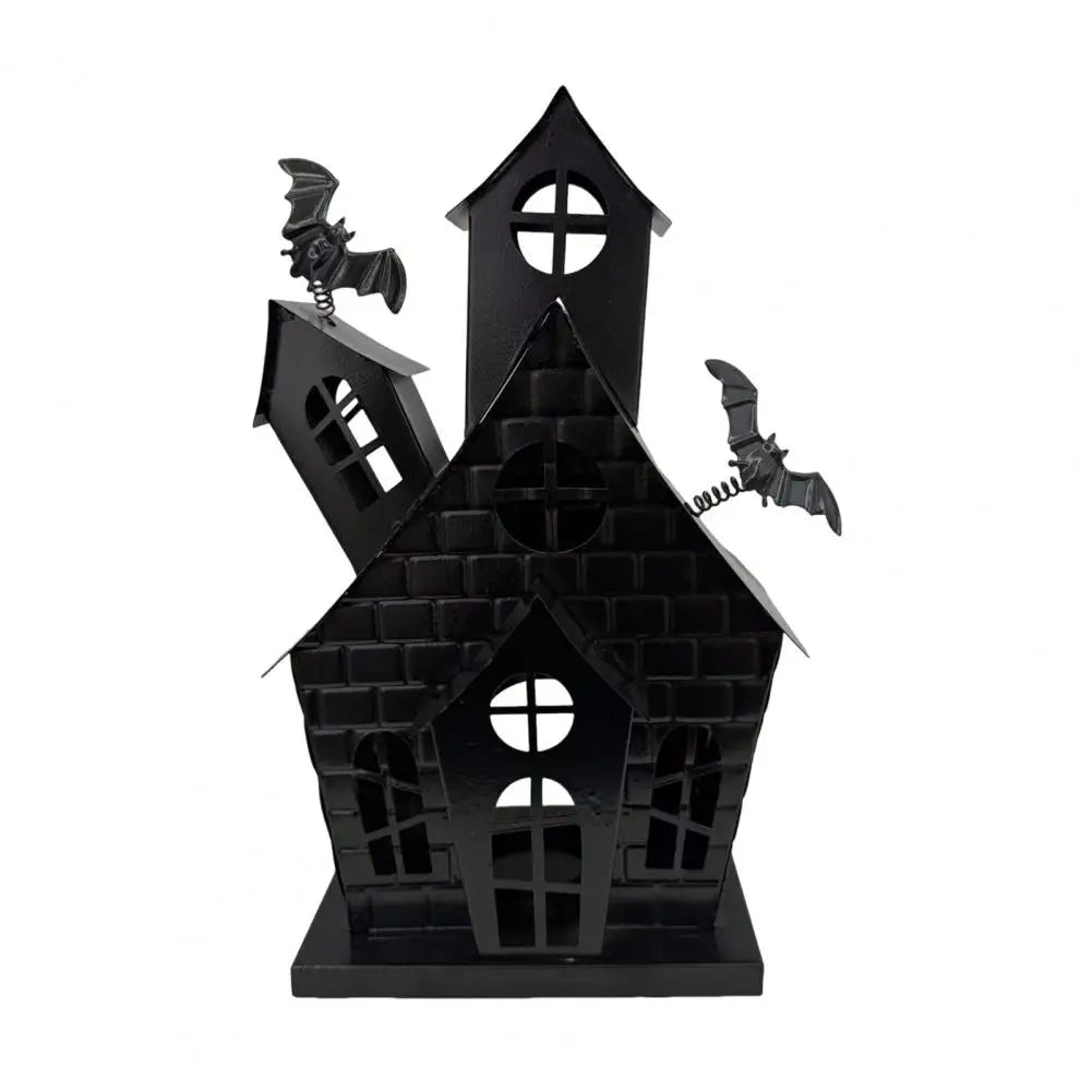 Halloween Haunted House Candle Holder