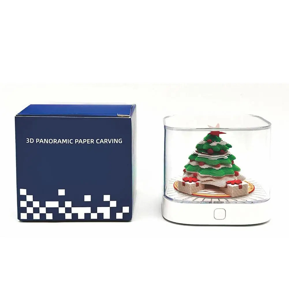 🎄 3D Christmas Tree House Calendar with Light – Creative Desk Décor & Gift Idea (2026 Edition)