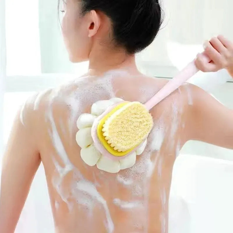 Loofah Rugreiniger met Lange Steel