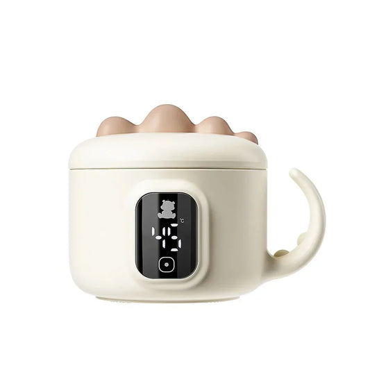 Portable Wireless Home Electric Lunch Box Baby Warming Bowl Infant Complementary Food Bowl Keep 12 Hours Warm Stainless Steel