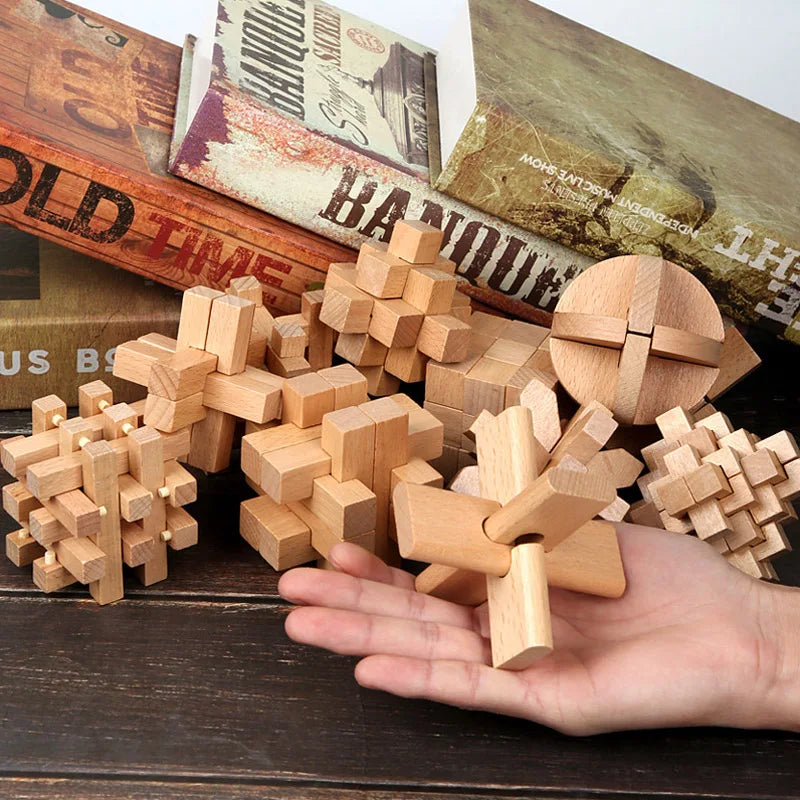 Wooden Brain Puzzle – Smart Fun for All Ages