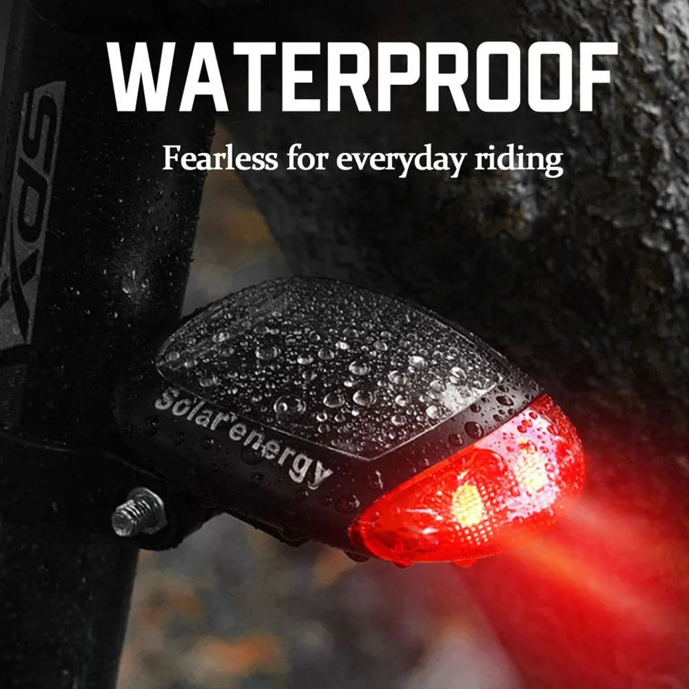 Solar Bicycle Night Riding Safety Lamp