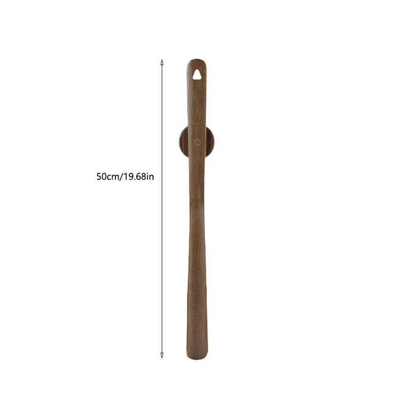 Premium Beech Wood Long Handle Shoehorn