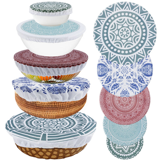 Reusable Cotton Bowl Covers – Set of 10 | Eco Food Storage