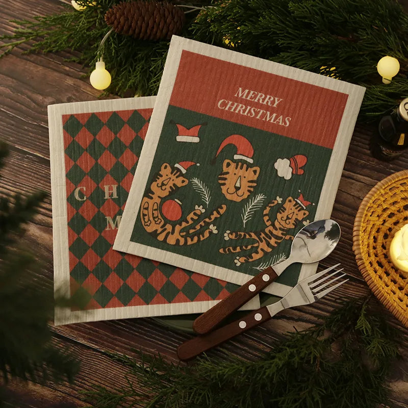 Germany Cotton Pulp Cellulose Sponge Kitchen Cloth