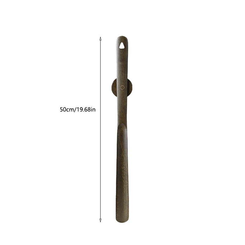 Premium Beech Wood Long Handle Shoehorn