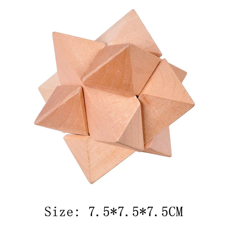 Wooden Brain Puzzle – Smart Fun for All Ages
