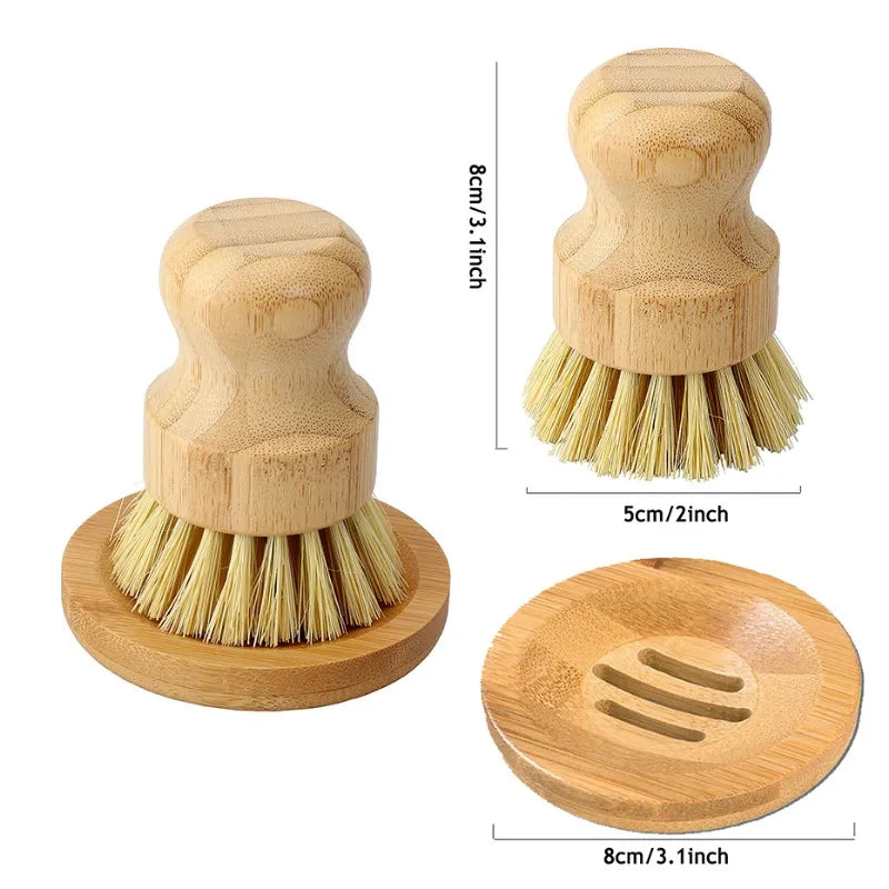 Eco Kitchen Cleaning Set – Marseille Soap, Bamboo Brush &  Sponges | Keuken Schoonmaak Set