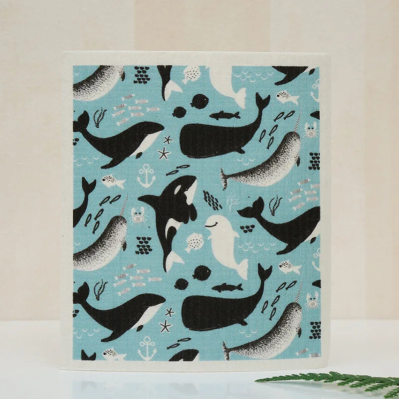 Germany Cotton Pulp Cellulose Sponge Kitchen Cloth