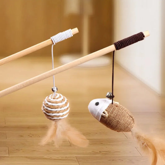 Teaser Feather Wand Toy