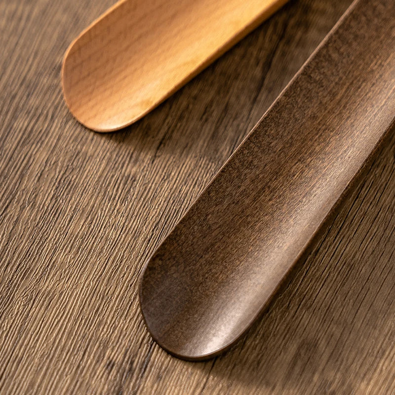 Premium Beech Wood Long Handle Shoehorn