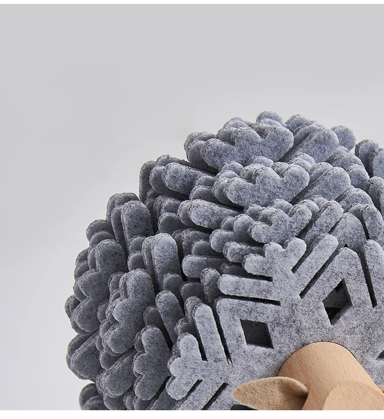 Christmas Elk-Shape Felt Coaster Set — 12pcs