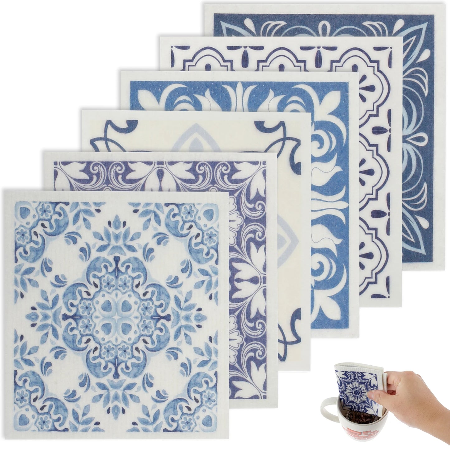 Swedish Reusable Kitchen Towels 6pc