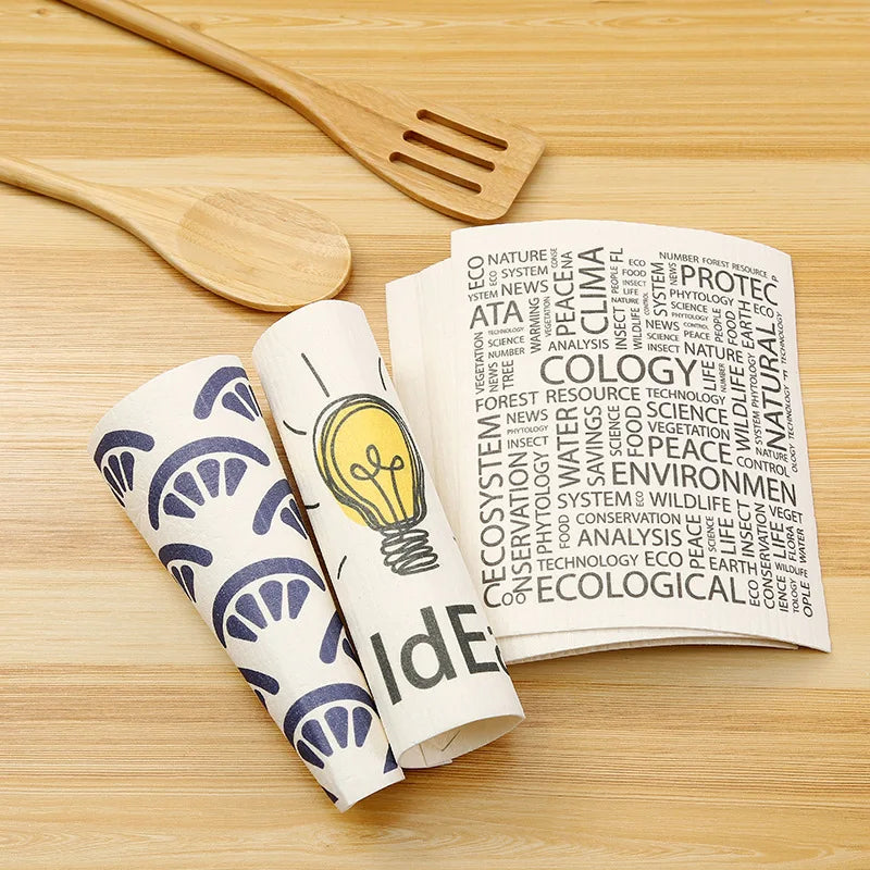 Germany Cotton Pulp Cellulose Sponge Kitchen Cloth