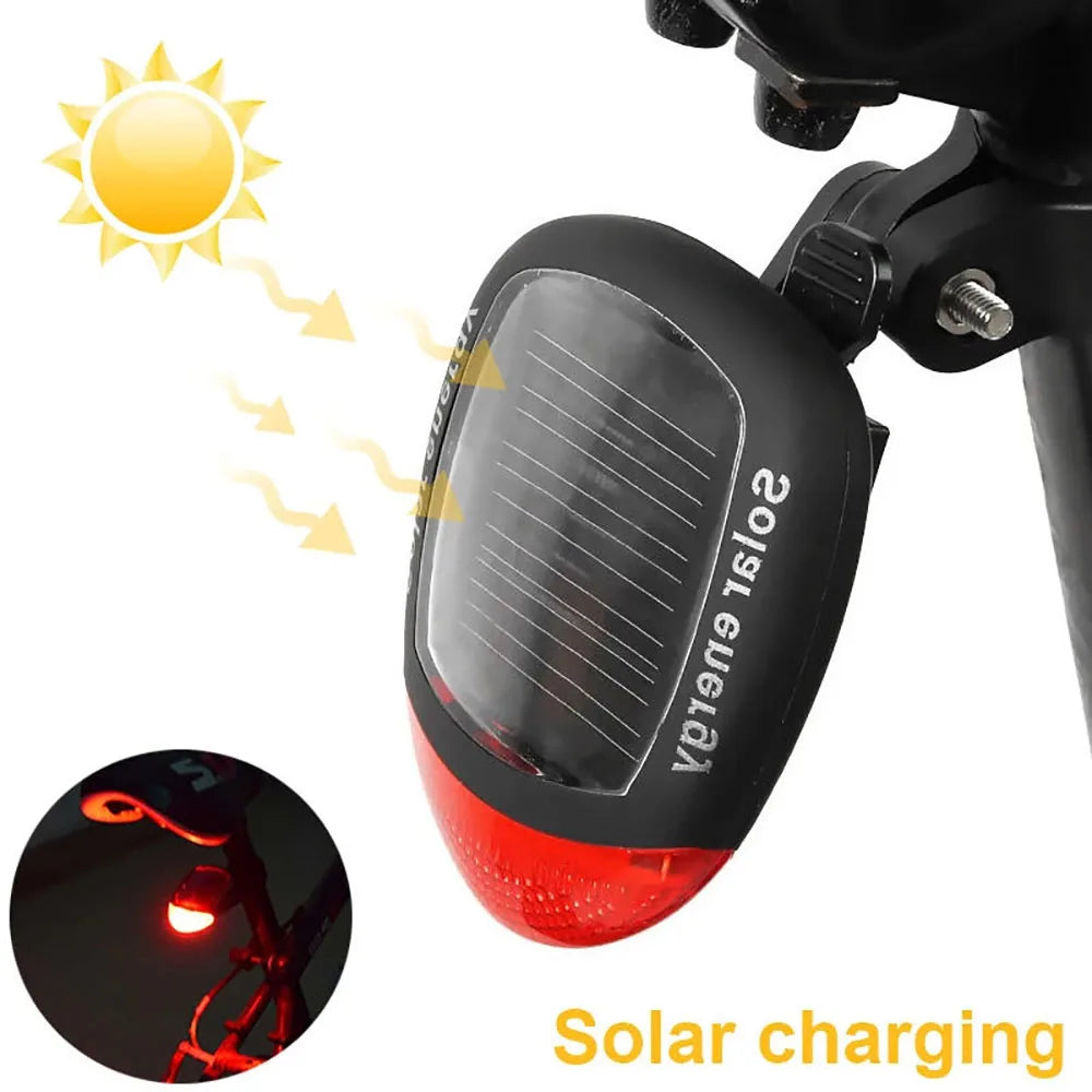 Solar Bicycle Night Riding Safety Lamp