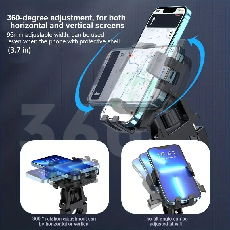 Silicone Bicycle & Motorcycle Phone Holder