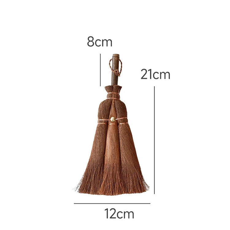 Natural Household Cleaning Broom, Coconut Palm, Silk Cup, Tea Set Brush, Tea Table Cleaning Brush, 1 Piece