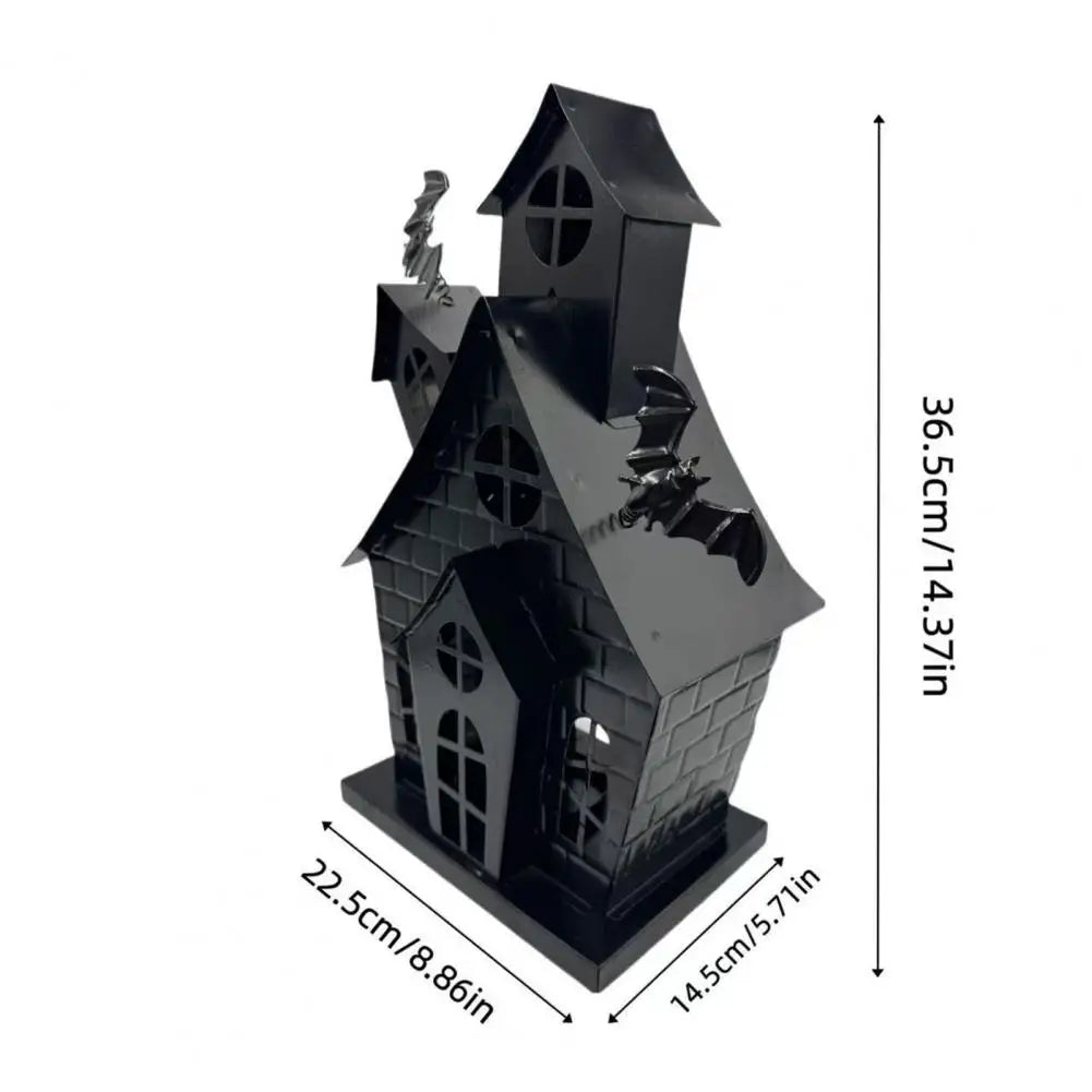 Halloween Haunted House Candle Holder