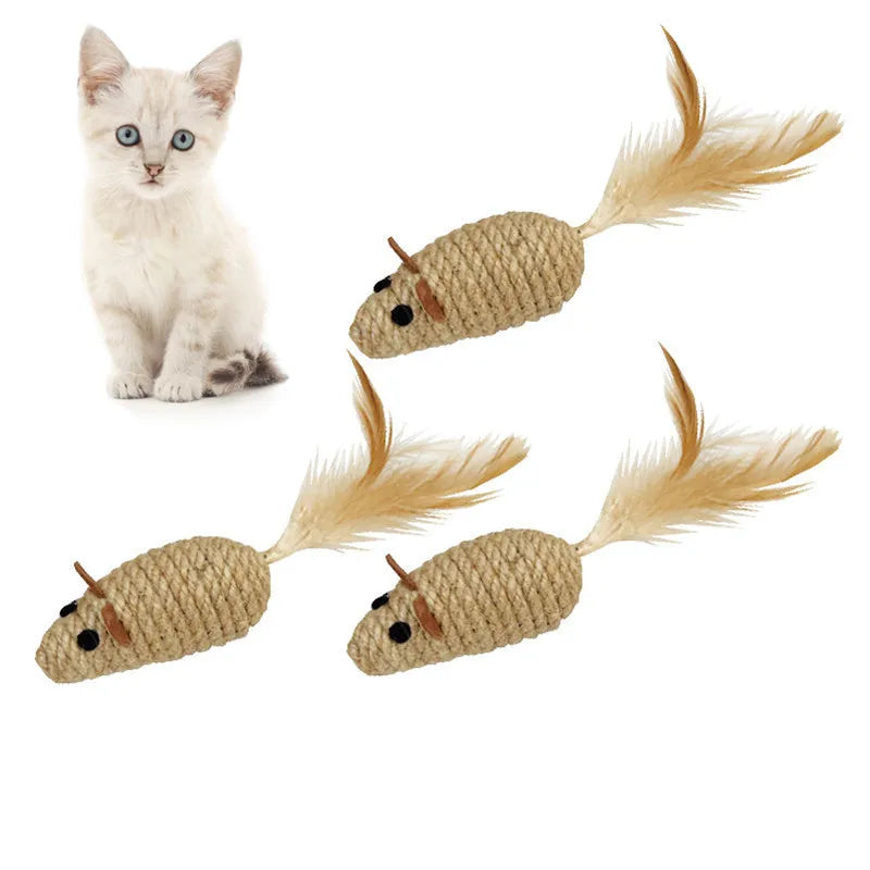 Sisal Mouse Cat Toy