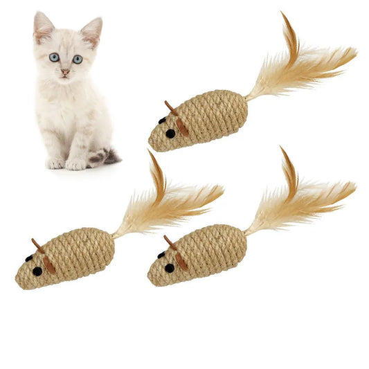 Sisal Mouse Cat Toy