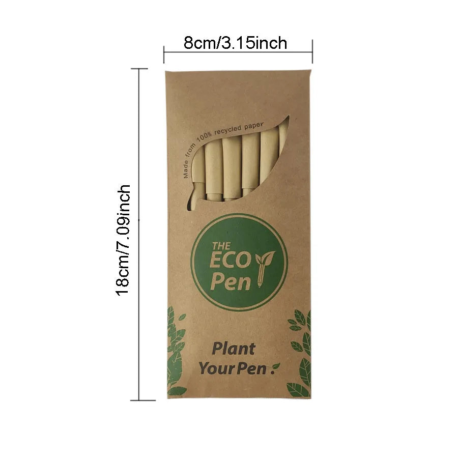 Plantable Seed Ballpoint Pens –  Eco-Friendly & Fun