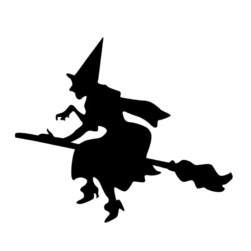 Halloween Scary Witch Door Window Decoration Sticker