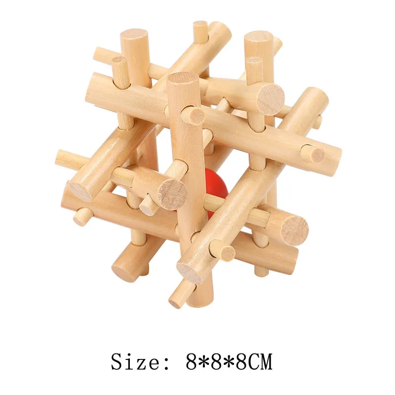 Wooden Brain Puzzle – Smart Fun for All Ages