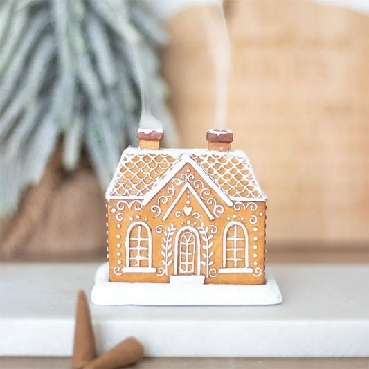 Christmas Hut Incense Burner