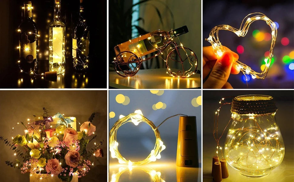 Wine Bottle Cork ✨ LED String Fairy Lights