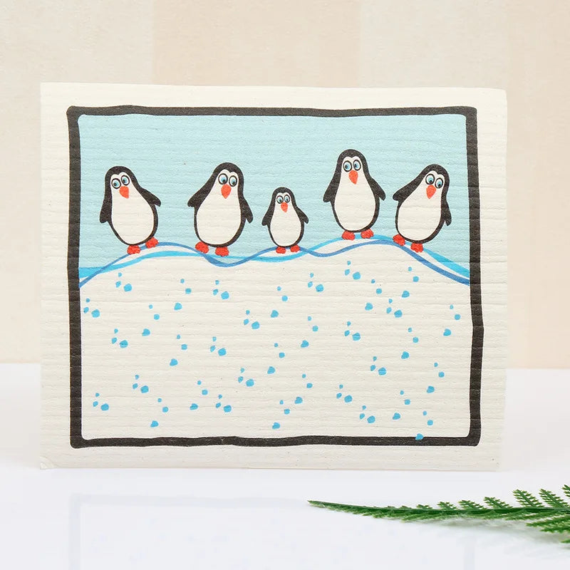 Germany Cotton Pulp Cellulose Sponge Kitchen Cloth