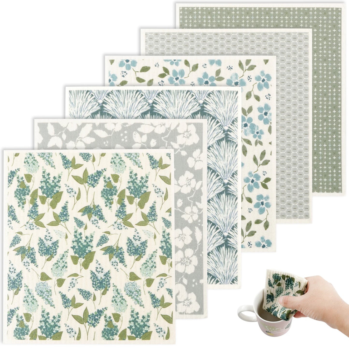 Swedish Reusable Kitchen Towels 6pc