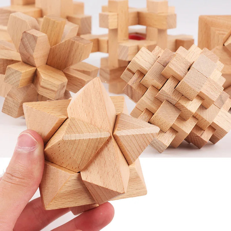 Wooden Brain Puzzle – Smart Fun for All Ages