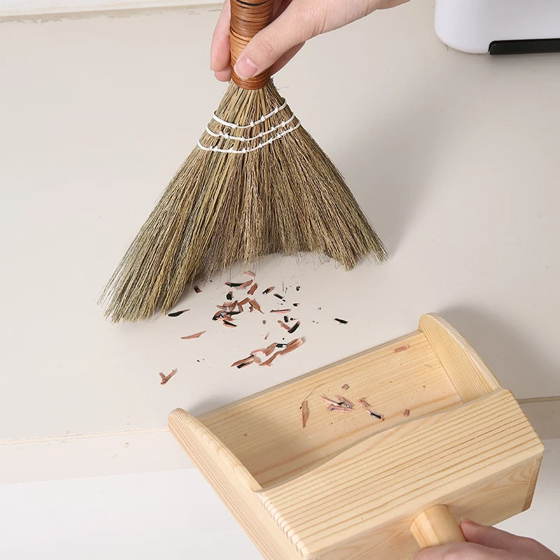 Mini Desktop Broom & Dustpan Set