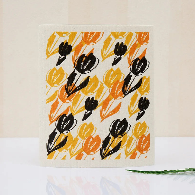 Germany Cotton Pulp Cellulose Sponge Kitchen Cloth