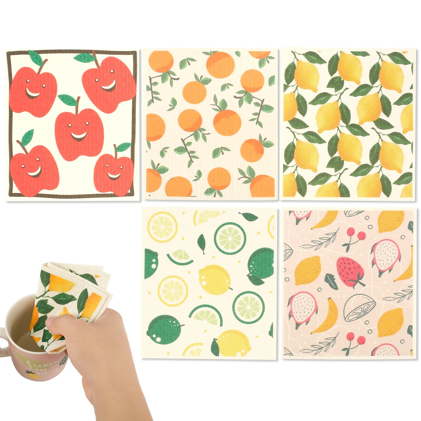 Swedish Reusable Kitchen Towels 6pc